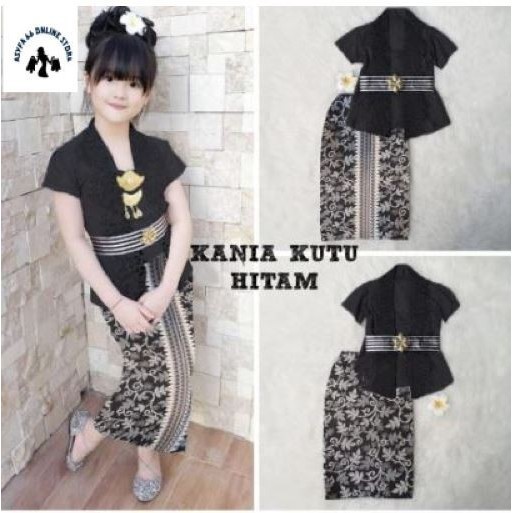 Baju Kebaya Anak Perempuan Pakaian Adat Tradisional Bali Jawa Set