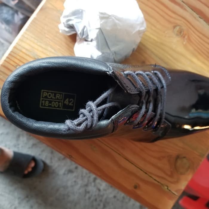 Sepatu Pdh Polri Jatah Original Pantofel