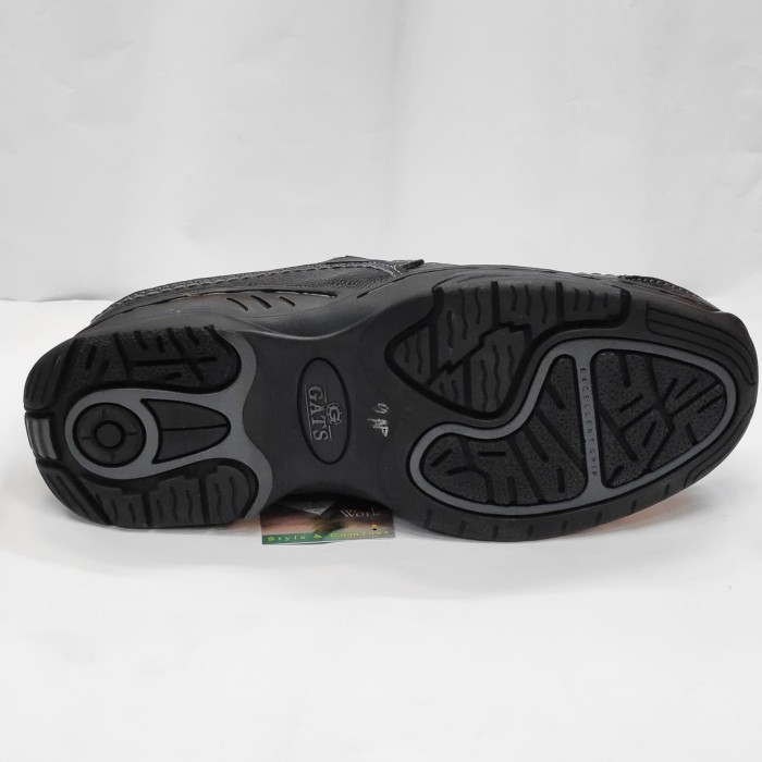 Sepatu Kulit Gats Mp 2608 Hitam 39-43 Original