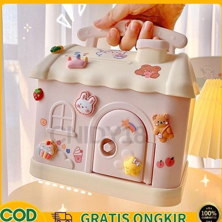 

Stiker GratisCelengan Koin Bentuk Rumah Kartun Lucu Untuk Anak B Promo Puncak