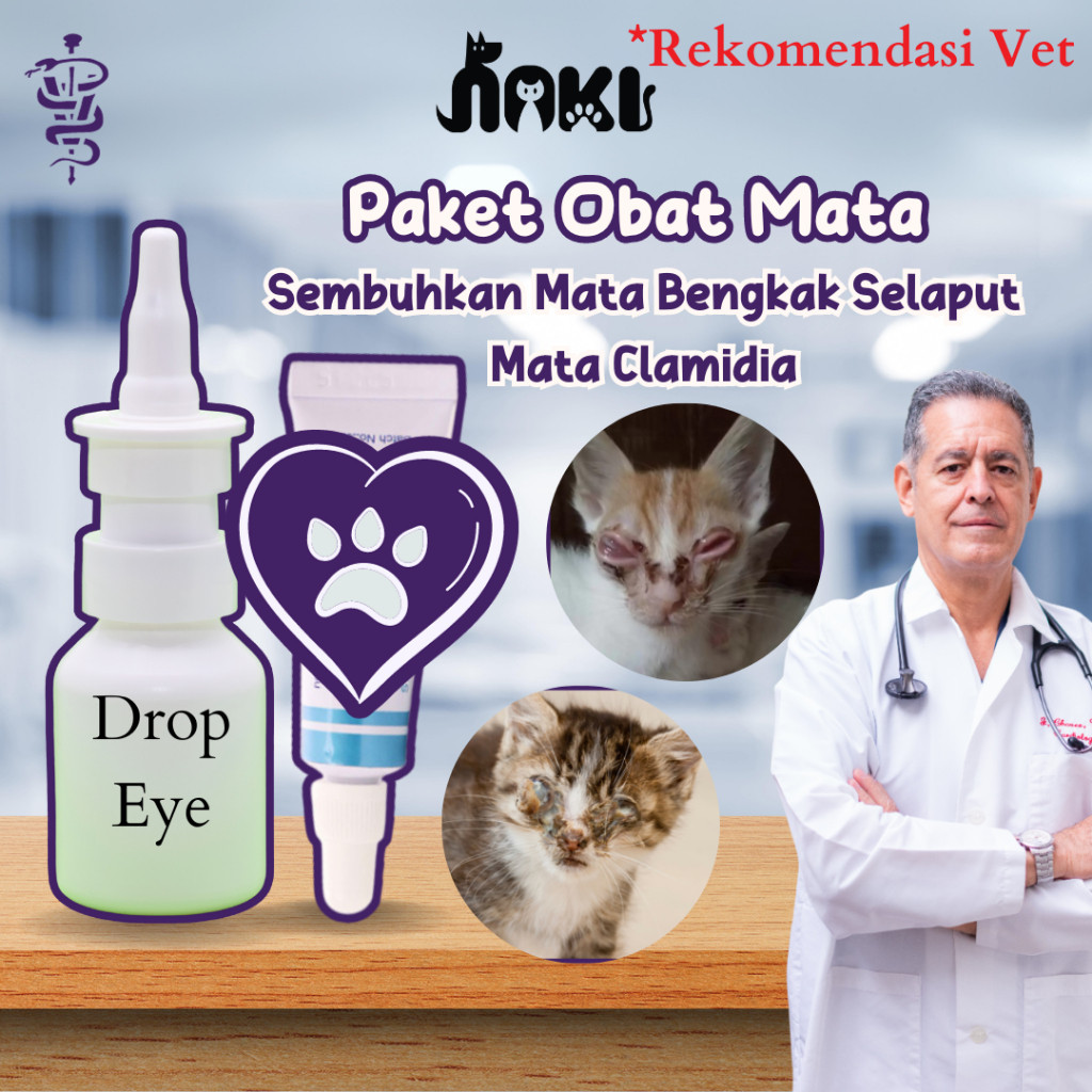 [GROSIR] PAKET PENGOBATAN CLAMIDIA EKONOMIS MATA KUCING IRITASI BENGKAK BERAIR BELEKAN DAN BERNANAH