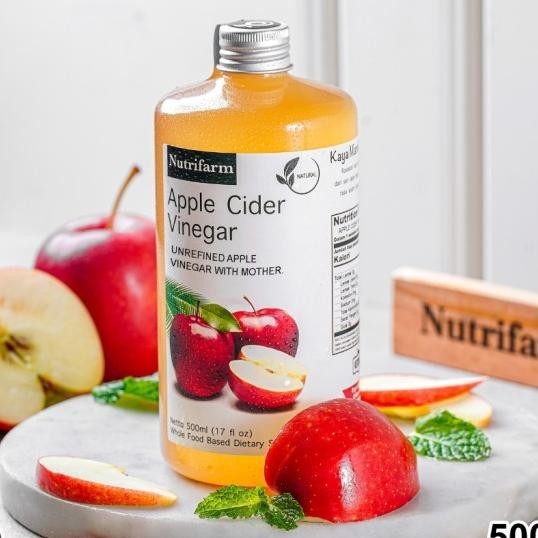 

Cuka Apel Organik 500Ml / Cider Vinegar With Mother/ Cuka Sari Apel / Bragg Nutrifarm Dehealth