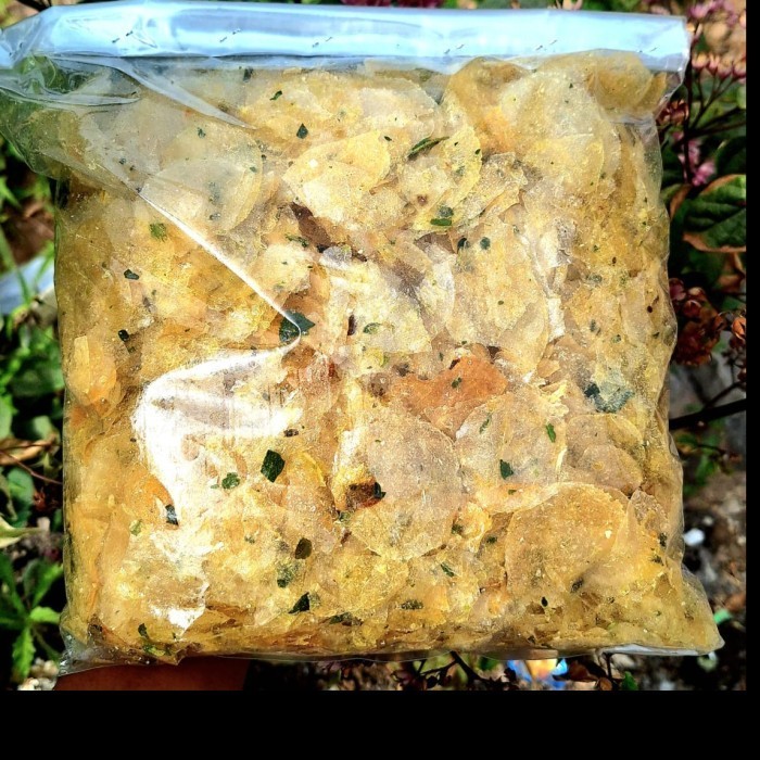 

OBRAL KERIPIK KACA 1KG / KRIPCA BUMBU PEDAS DAUN JERUK