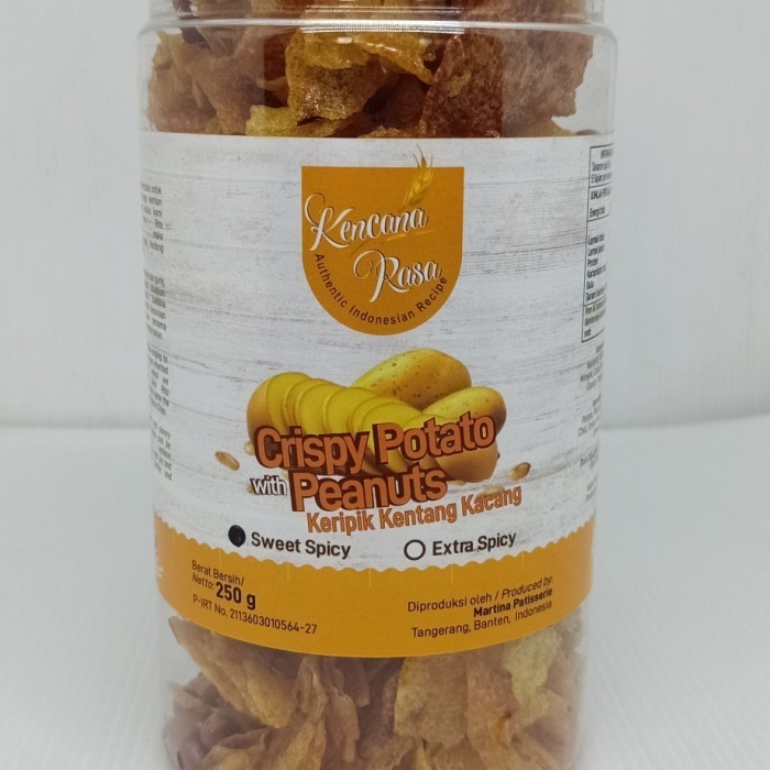 

TERBATAS Kripik Kentang Kacang 250gr/ Kencana Rasa