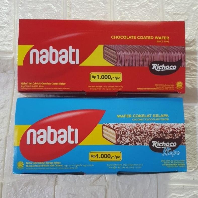 

NABATI Wafer Cokelat - Cokelat Kelapa 14gr Ecer Grosir