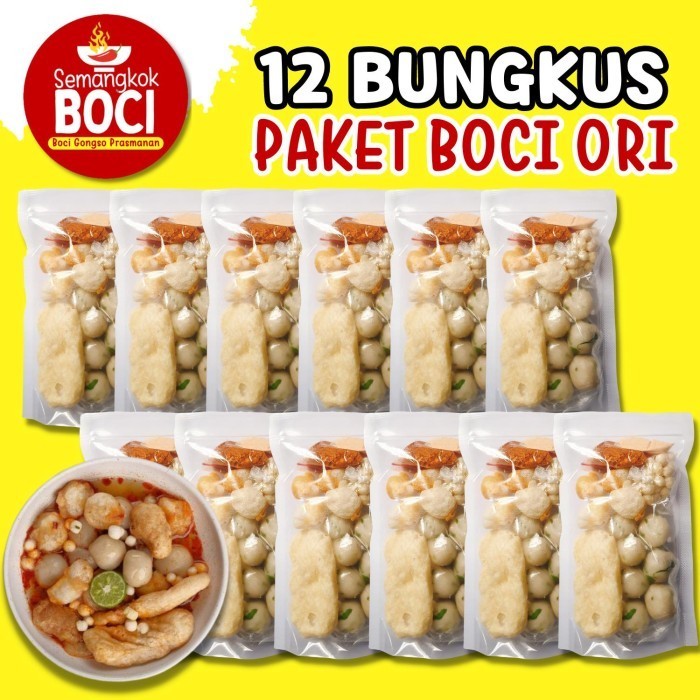 

OBRAL Paket 12 Bungkus Baso Aci Original Semangkok Boci