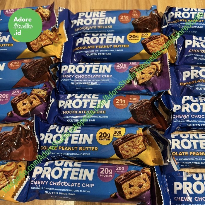 

FREE ONGKIR Pure Protein Bars 100% Original USA