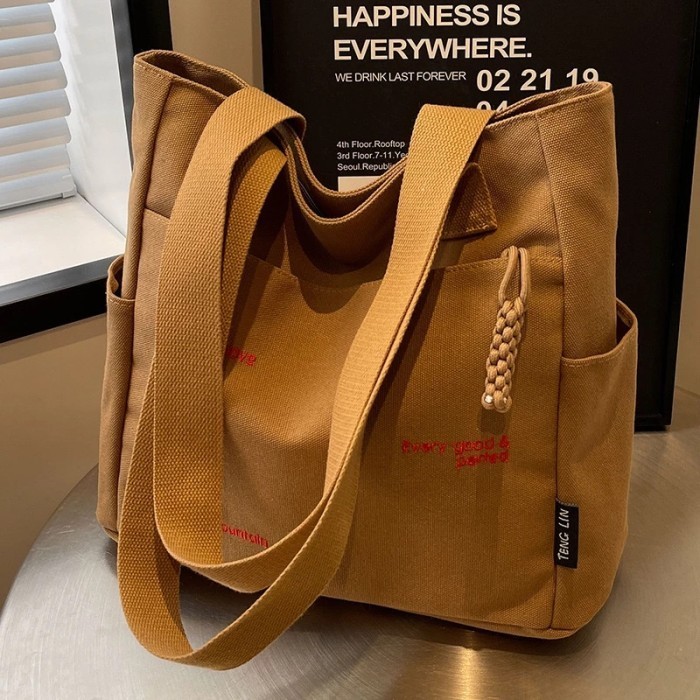SS Tas Tote Bag Wanita Kanvas Original Korea Fashion I9335 Tas Terbaru PR