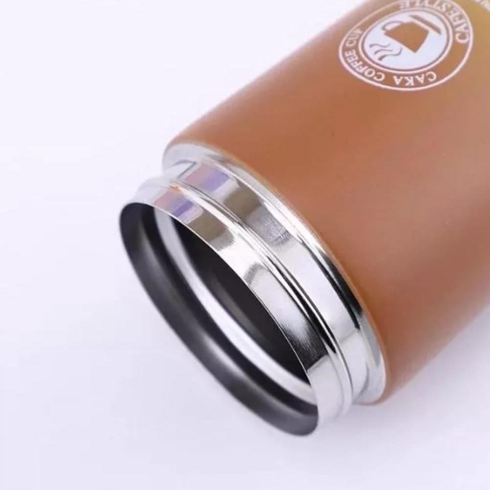 Qig-1722 Termos Coffee Mug 380Ml Warna Gradasi Tumbler Kecil Mini Stainless Steel Vakum-Botol Minum 