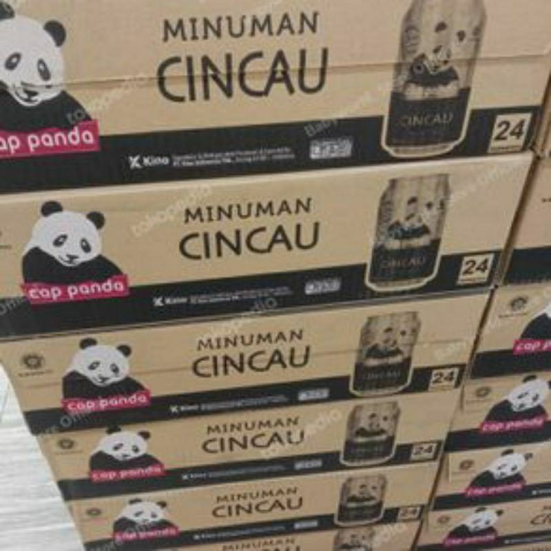 

Minuman Kaleng Cincau Cap Panda Per dus Isi 24Pcs x 300ml