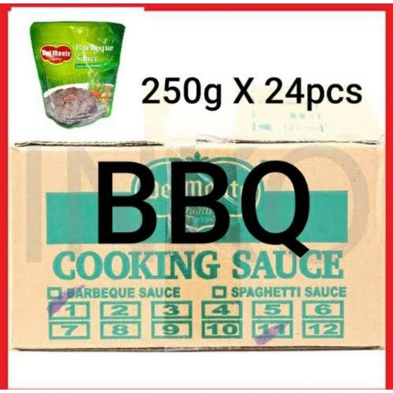 

Delmonte Saus Barbeque 250gr x 24Pcs Khusus Cargo Dan Expedisi