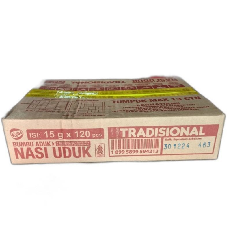 

Kobe Nasi Uduk 15gr Per Dus Isi 120pcs