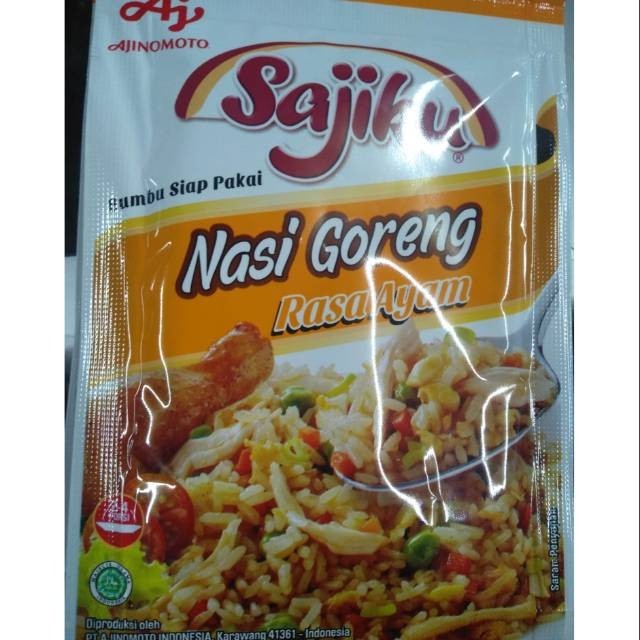 

Sajiku nasi goreng 10 sachet ( 18gr )