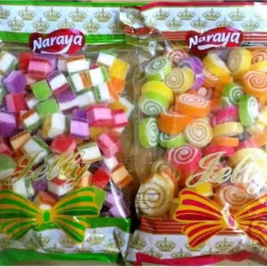 

Jual Permen Naraya Jelly Roll / Naraya Jelly Sandwich 400 Gram