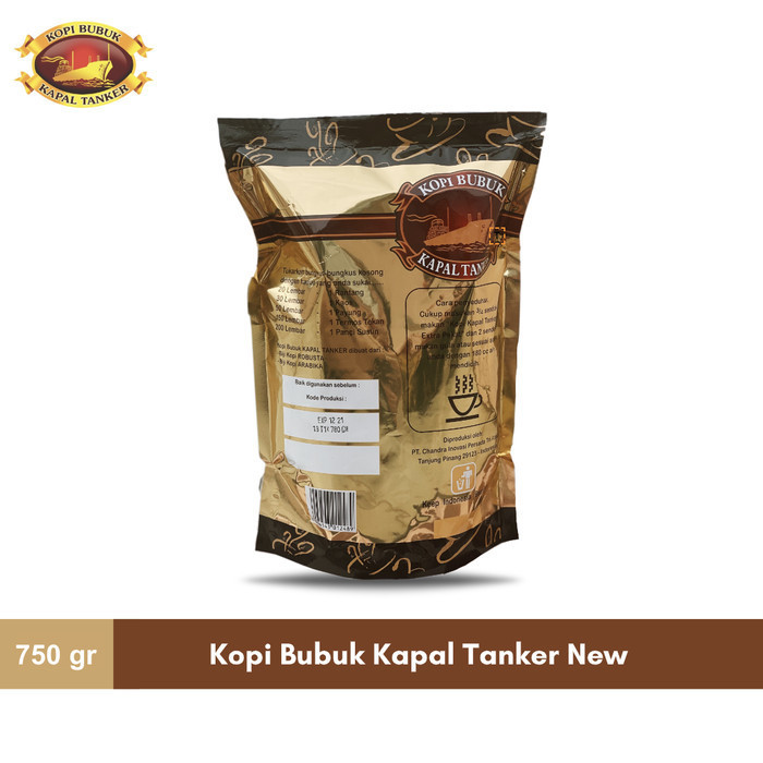 

Kopi Bubuk Kapal Tanker New - 780 Gr