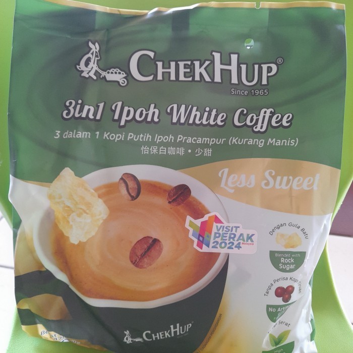 

Chekhup 3 In 1 Ipoh White Coffee Less Sweet