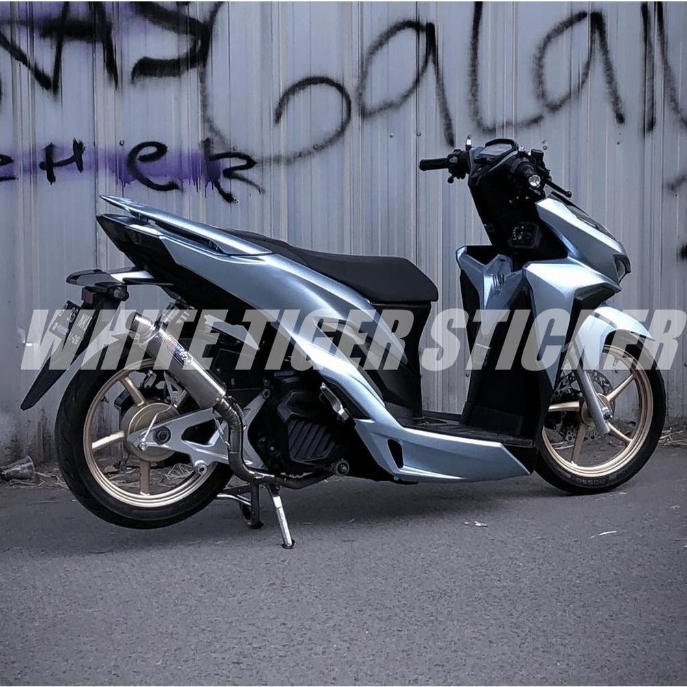 Skotlet Stiker Motor Sky Blue Metalik Candy Scotlite Skya Blue Metalik Candy Skotlet Biru Muda Metal