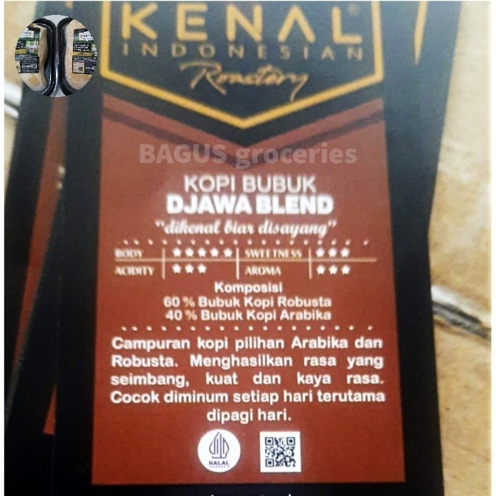 

Kopi Bubuk - Biji Djawa Blend Kenal Kopi 250 Gr