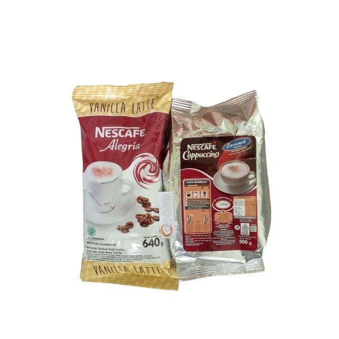 

Paket 1 Vanilla Latte + 1 Cappucino Caramel Produk Nescafe