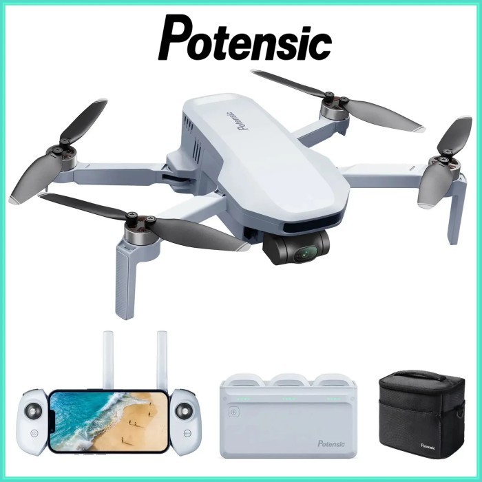 Potensic Atom Drone 3 Axis Gimbal 6Km Gps 4K Drone Quadcopter