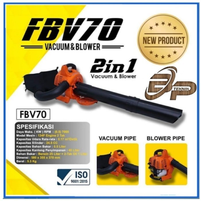 Mesin Blower Vacuum Shredder Firman FBV70