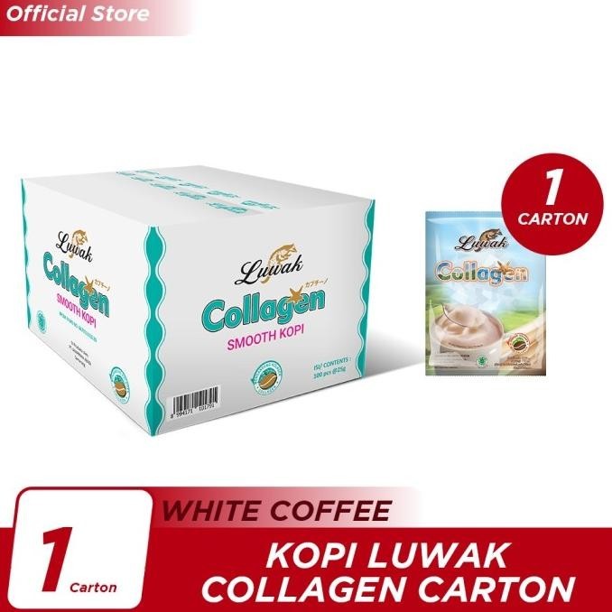 

Kopi Luwak Collagen Renceng 10X25Gr -10Pcs [Carton]