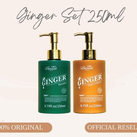 O'Sweet Singapore Ginger Shampoo & Daikin Conditioner Ukuran 250Ml