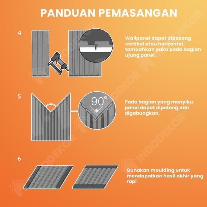 Wood Panel Wpc / Wall Panel Pvc / Panel Dinding Kayu / Kisi Kisi Kayu