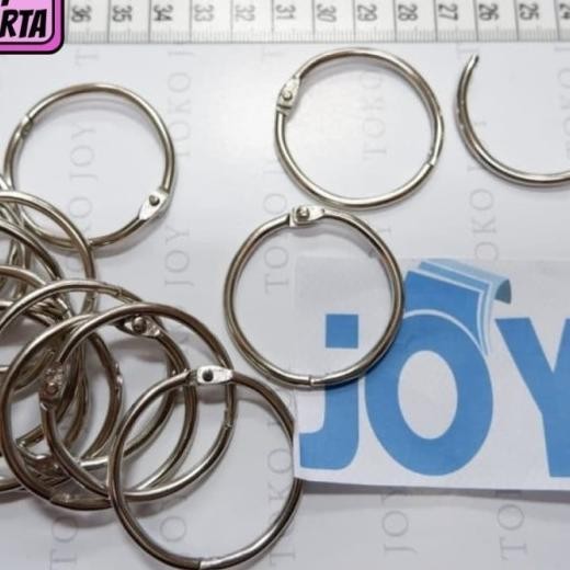 

100Pcs Ring Binder 40Mm Ring Buka Tutup Mekanik 4Cm