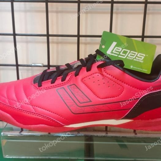Sepatu League Legas Futsal Merah Pria Meister La