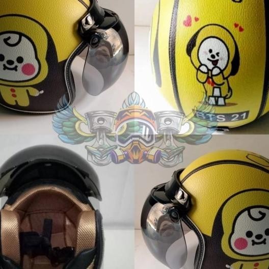 Helm Bogo Retro Bts Chimmy