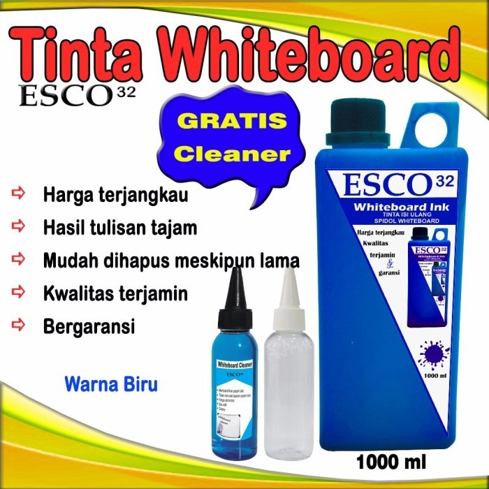 

Sarila Tinta Spidol Whiteboard Biru Esco 32
