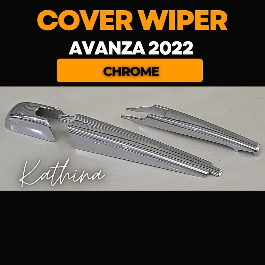 Penutup Wiper Pembersih Kaca Mobil Avanza Xenia Veloz 2022 Chrome