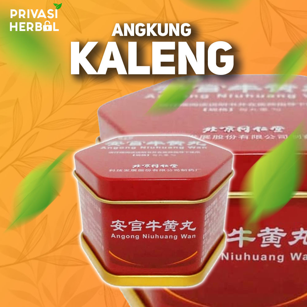 Original Obat Stroke Herbal Angkung Kaleng Original Angong Niuhuwang Wan Original Angong Angkung