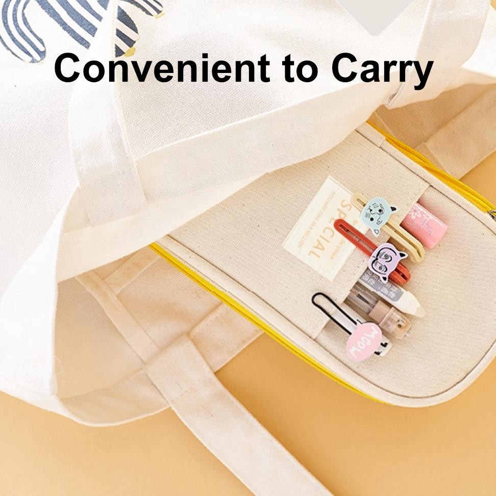 

SeamiArt Kawaii Flexible Macaron Multifunction 2 Layers Pencil Case Pen Bag Tas pensil Kantong pen
