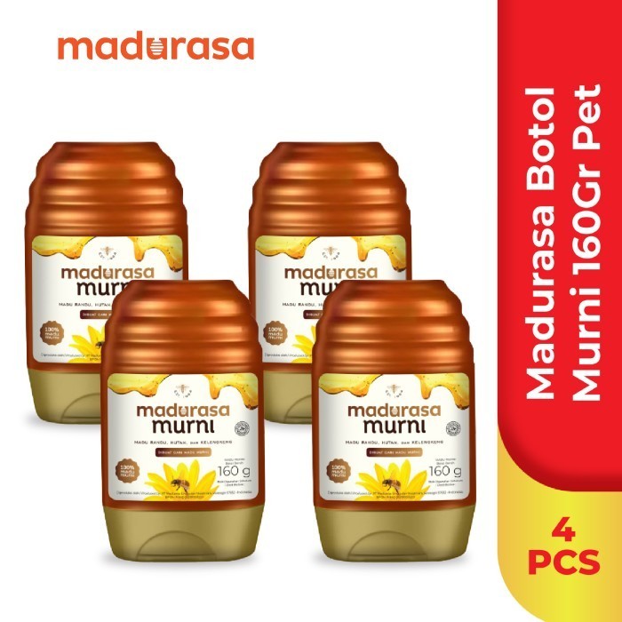 

Madurasa Botol Murni 160Gr Pet - 4 Botol