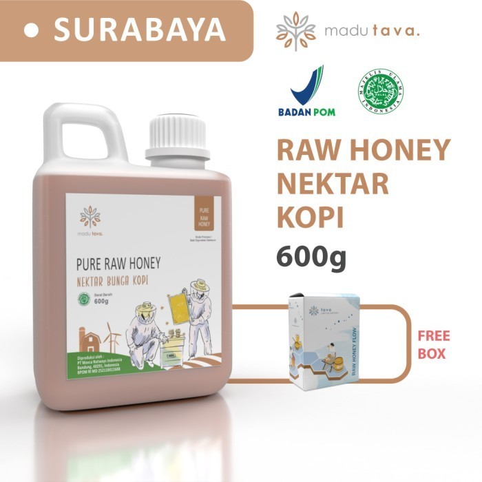 

Madu Murni Asli Tava 600gr Nektar Kopi 100% Pure Raw Honey Alami