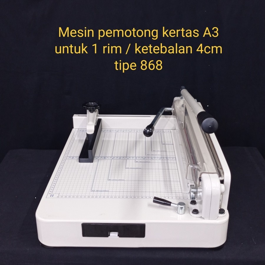 

mesin pemotong kertas 868 A3 atau paper cutter 868 A3