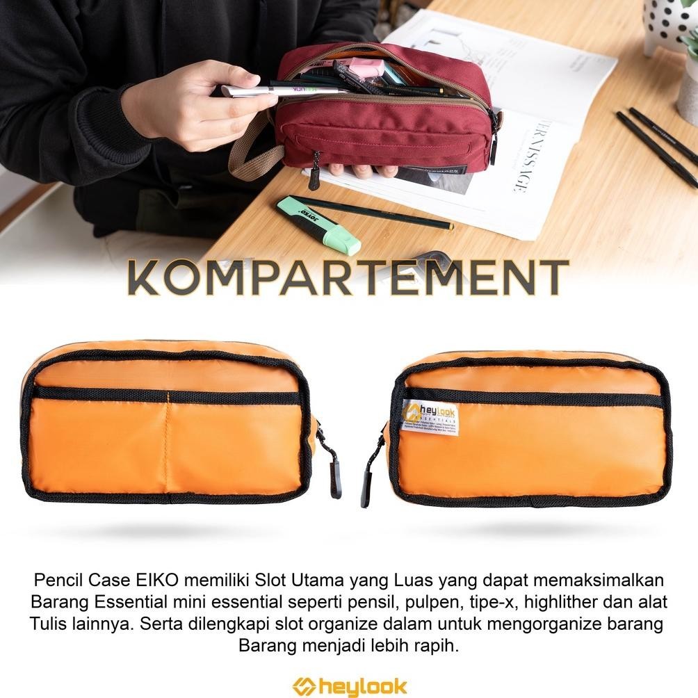 

Ox04 HEYLOOK Official - Tempat Pensil EIKO Kotak Pensil Pencil Case Kostak Anak Atk Sekolah Kuliah Kantor Kerja Murah