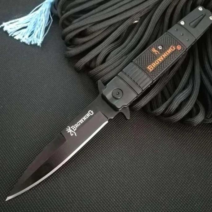 Pisau Lipat Browning Survival Outdoor Camping Berburu