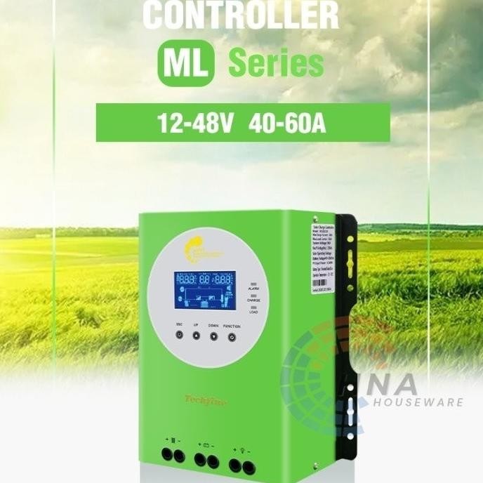 MPPT TECHFINE 60A SOLAR CHARGE CONTROLLER SCC PV SOLAR PANEL SURYA