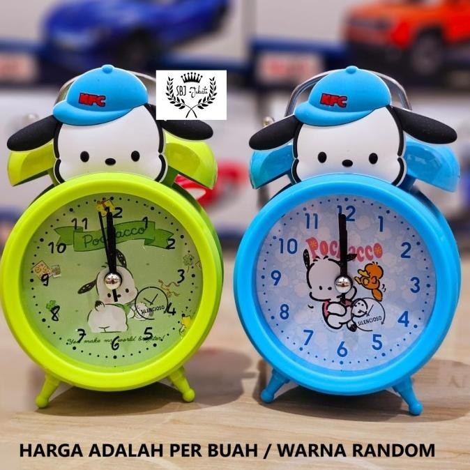 

Jam Weker jam meja karakter kuromi my melody cinnamoroll hello kitty BS88
