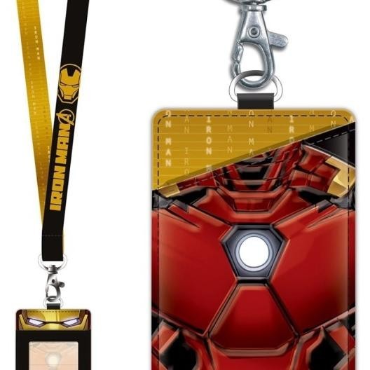 

Iron Man Deluxe Lanyard With Card Holder