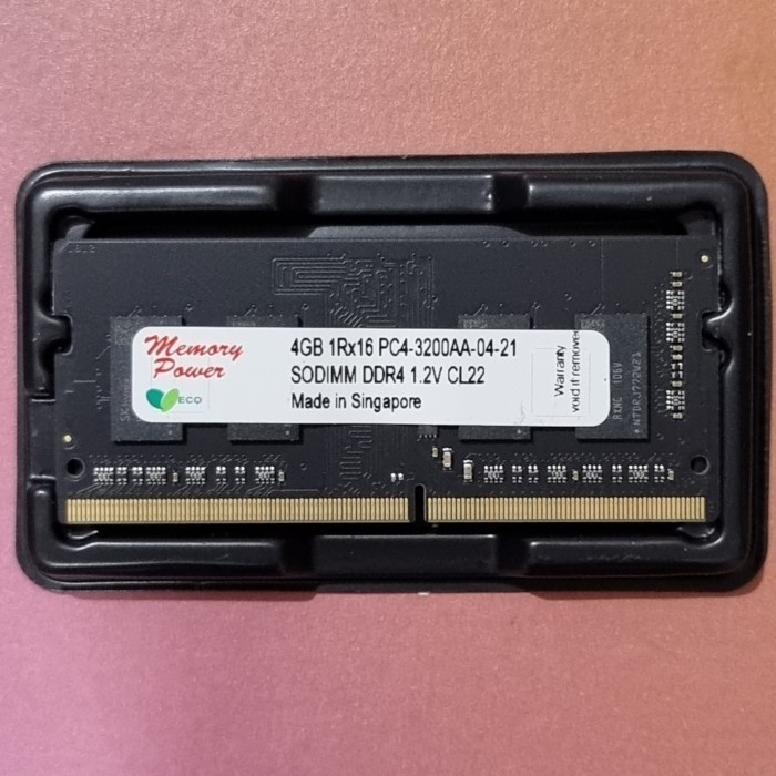 Populer Memory Power SK hynix 4GB DDR4 PC3200 SODIMM