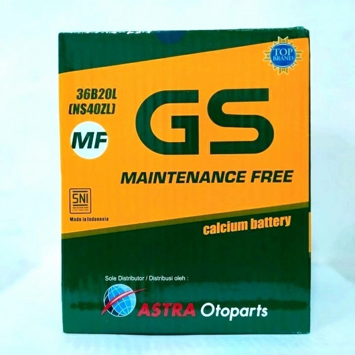 AKI GS NS40ZL MF (MAINTENANCE FREE / KERING) ERTIGA XPANDER MOBILIO