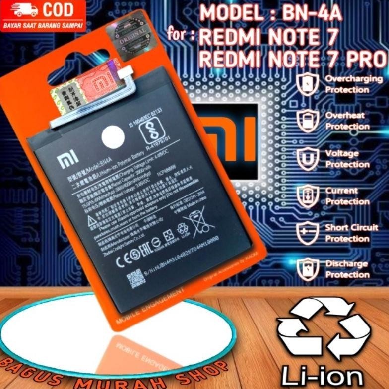 (PROMO) Batre BN4A battery baterai hp Redmi note 7 Redmi note 7pro BN 4A Redmi note7 BN-4A Redmi not