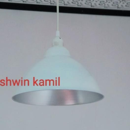 Kap Lampu Gantung Industri Hitam / Kap Cafe/Kap Retro