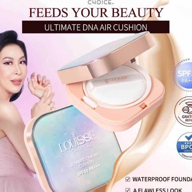 Cushion Buy 1 Get 1 Refill / Louisse Choice Skincare Ultimate Dna Air Cushion / Flawless Sunscreen C