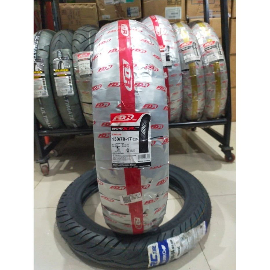 BAN LUAR FDR BAN BELAKANG VIXION 130/70-17 SPORT XR EVO (TL)