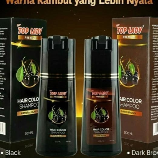 Top Lady Hair Color Shampoo 200Ml